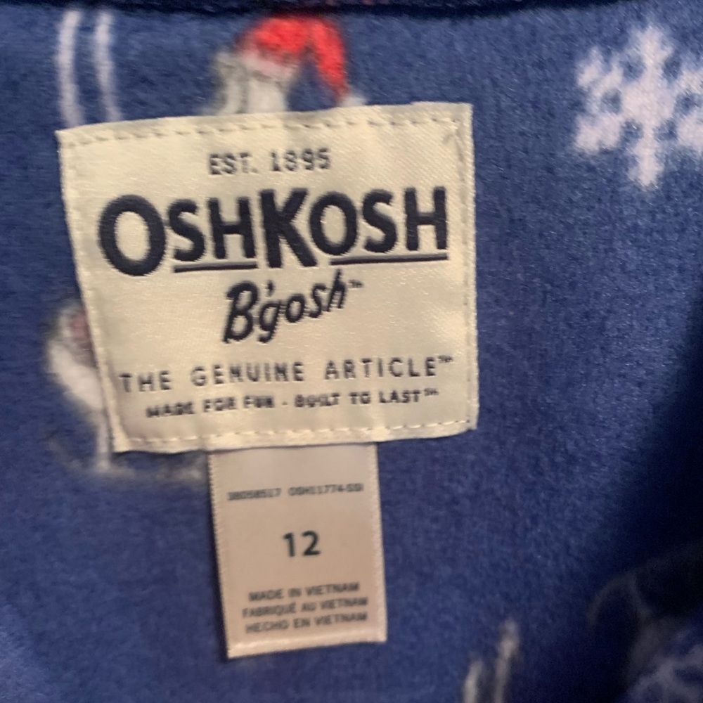 NWT Oshkosh Christmas pullover sweater size 12. - Picture 2 of 4
